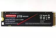 Monster Storage M.2 2280 PCIe SSD MS950シリーズ 2TB[MS950G75PCIe4-02TB]