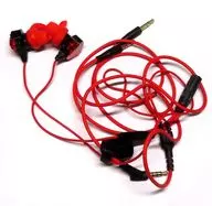 GAMO GAME ゲーミング用インイヤーヘッドセット(Black Red)[H15]