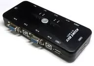 Groovy 4ポートKVM切替器(4入力/1出力)[GR-KVM401]