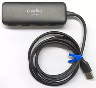 QEEFUN 4ポートUSBハブ(C2A2/USB3.0端子)[QF01-00016]