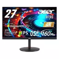 ゲーミングモニター Acer Nitro XV2 4K UHD/160Hz/27インチ (ブラック) [XV272KV3bmiiprx]
