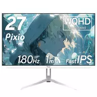 Pixio ゲーミング液晶ディスプレイ 27インチ (ホワイト) [PX278WAVEW-O]