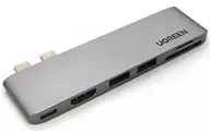 UGREEN Macbook Pro Air専用 6-in-2 USB-C変換アダプター[CM380]