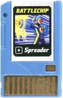 北米版 MEGAMAN BATTLECHIP「018 Spreader」
