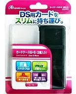 カードケース6+6(2個入り)(ホワイト＆ブラック)
