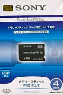 Sony Memory Stick Pro Duo 4 gb (MSX-M4GS)