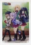 激次元タッグ ブラン+ネプテューヌVSゾンビ軍団 あみあみ特典 アクリルプレート