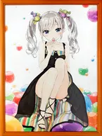 付属品付)ぺこ 複製原画「園村百花と100色の飴」 (絵師100人展 06)