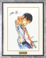 Yowamushi Pedal with signature Arakita 靖友 Reproducción de alta definición original