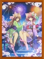 付属品付)秋空もみぢ 複製原画「混ざり合い」 (絵師100人展 06)