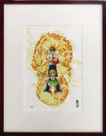 附附属品)金色的卡修和雷句诚原画展带亲笔签名复制原画Gasch&清麿