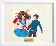付属品付)いとうのいぢ展 ぜんぶ! 「涼宮ハルヒシリーズ」88グラフ5(画集「ハルヒ主義」カバーイラスト)