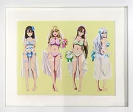 STRIKE THE BLOOD Character Fine Graph (Wedding Swimwear) A4