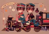 Folha de desenho original para "Jisaku Shonen Hanako-kun" (Estação Espacial)