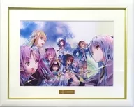 付属品付)ヘブンバーンズレッド×Angel Beats!コラボ第2弾　31A　シリアルナンバー入り複製原画 キービジュアル