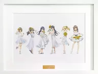 付属品付)シリアルナンバー入)集合(ひまわりと白いワンピースver.) 描き下ろしイラスト キャラファイングラフ 「青春ブタ野郎はバニーガール先輩の夢を見ない」