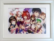 Accessories included) Large Aqua Plus Festival -30th Anniversary - Key Visual Reproduction Original A4 size