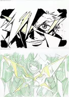 GURREN LAGANN Reproduction Original  eyecatcher 3 Kamina & Glenlagan