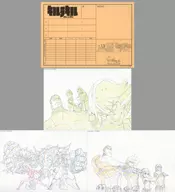 附赠品)斩服少女KILL la KILL复制原画学生会四天王