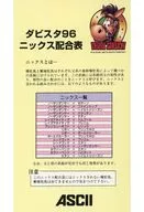 ダビスタ96 Nix配合表