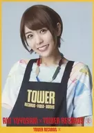 AKI TOYOSAKI×TOWER RECORDS リーフレット