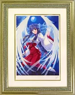 山本和枝の絵仕事展　版画「蒼い翼」 