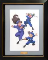 付属品)忍たま乱太郎 描き下ろしイラスト 集合D みんなで鍛練の段ver. キャラファイングラフ