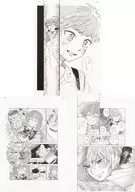ハルタ100号記念 三星『夜の名前を呼んで』福世原稿セット(3枚入り)