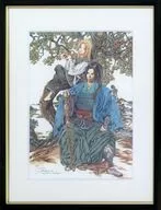 付属品付)『十二国記』 山田章博 直筆サイン入り複製原画 「東の海神 西の滄海」