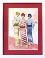 付属品付)UniteUp!くじ ～浴衣ver.～Vol.1 A賞 額装高精細複製画 キャラファイングラフ/PROTOSTAR