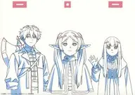 付録付)TVアニメ『葬送のフリーレン』マッドハウス POP UP SHOP －創作のフリーレン－　複製原画＆作監修正コレクション(フリーレン、シュタルク、フェルン：正面)