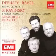 ALBAN BERG QUARTETT / DEBUSSY RAVEL STRAVINSKY : STRING QUARTETS [versión importada]