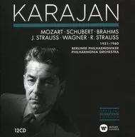 HERBERT VON KARAJAN/MOZART, SCHUBERT, BRAHMS, J. STRAUSS, WAGNER, R. STRAUSS 1951-1960 [versión importada]