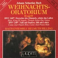 HELMUTH VILLING / JOHANN SEBASTIAN BACH : WEIHNACHTSORATORIUM III UND IV [Import Edition]