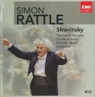 SIR SIMON RATTLE/Igor Stravinsky:The Firebird/Petrushka/The Rite of Spring/Pulcinella/Apollo/Symphonies[進口盤]