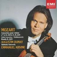 AUGUSTIN DUMAY / MOZART：CONCERTOS POUR VIOLON N° 4 ＆ 5[輸入盤]