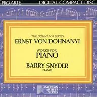BARRY SNYDER/ERNST VON DOHNANYI：WORKS FOR PIANO[輸入盤]