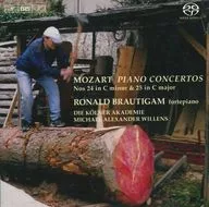 RONALD BRAUTIGAM / MOZART：PIANO CONCERTOS NOS 24 ＆ 25 (Hybrid SACD)[輸入盤]
