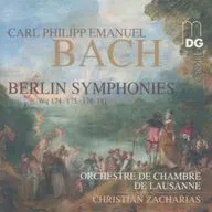 Christian Zacharias / CPE Bach：Berlin Symphonies (Hybrid SACD)[輸入盤]