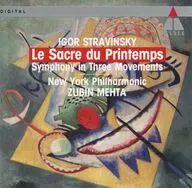 ZUBIN MEHTA / STRAWINSKY：LE SACRE・SYMPHONY IN THREE MOVEMENTS[輸入盤]