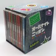 Omnibus / All Night Nippon Midnight Folk Legend (Condition : Memorial Book / Lyric Collection missing, Storage box interior dirty, Disc 5 / 9 jacket wet with water and disc label surface dirty)