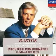 Cleveland Orchestra directed by Christoph von Dohnányi / Bartok : Concertos for Orchestra, etc.