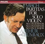 Arthur Grumio (violín) /Bach : Partita de violín sin acompañamiento (tres canciones)