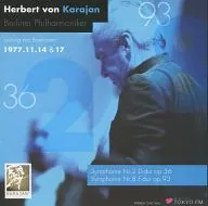 Herbert von Karajan (conductor) Berlin Philharmonic Orchestra / Beethoven : Symphony No. 2, No. 8