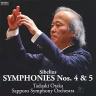 Tadaaki Odaka Orquesta Sinfónica de Sapporo/Sibelius : Sinfonía n. º 4 y 5
