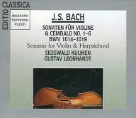 Sigiswald Kuijken (violin) Gustav Leonhardt (Cembalo) / J. S. Bach : Sonatas for violin and Cembalo