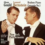 Glenn Gould (piano) Leonard Bernstein (director) New York Philharmonic Orchestra / Brahms : Piano Concerto No. 1