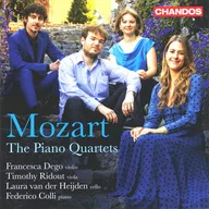 フランチェスカ・デゴ ティモシー・リダウト ラウラ・ファン・デル・ハイデン フェデリコ・コッリ / モーツァルト：ピアノ四重奏曲全集