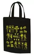 01. Black Character Tote Bag Graph Art Design "Kamen Rider 0 One"