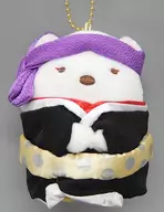 Shirokuma Plush toy strap' Sumikko Gurashi x Kabuki'